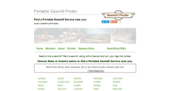Desktop Screenshot of portablesawmill.info